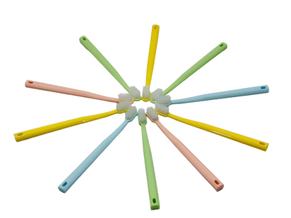 Sakura Soft Silk Toothbrush - 10 Pcs Mix Color Pack