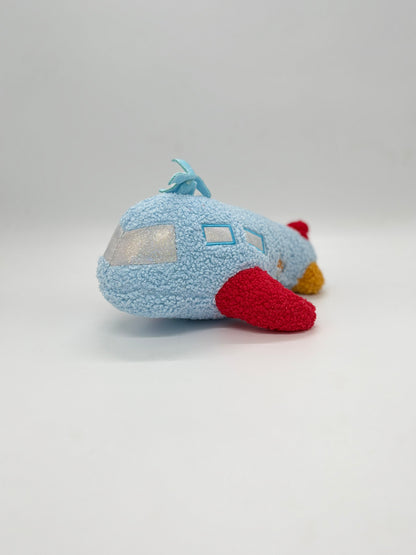 Airplane Plush Throw Pillow – 25 cm Soft Stuffed Toy for Kids Room Decor