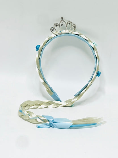 Frozen Princess Hair Band with Extension Multicolor