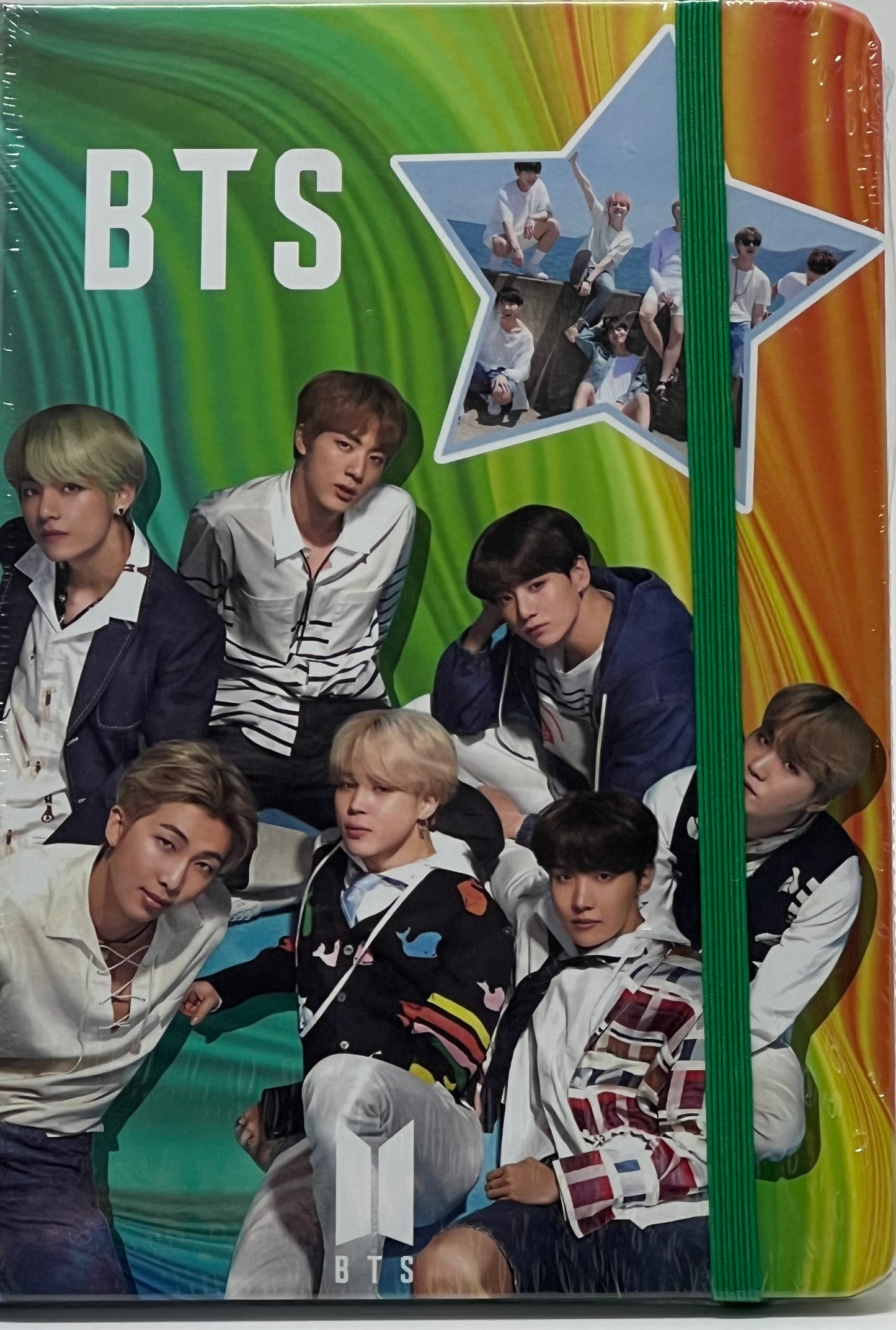 BTS Bangtan Boys Printed Diary / Notebook Elastic Band Closure