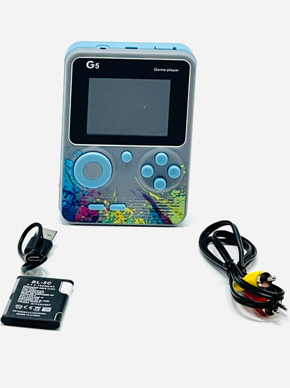 G5 Game , 500-in-1 Retro Game Console – Classic Arcade Video Games Box with Built-in G5 Style Games | Plug & Play TV/AV Output, Old-School Arcade Console with Controller | Family Gaming Box