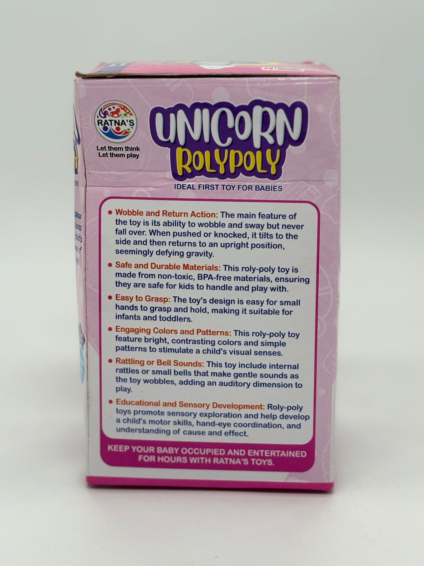 Unicorn Roly Poly – Wobble Toy for Babies & Toddlers