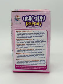 Ratna's Unicorn Roly Poly Wobble Toy for Babies & Toddlers