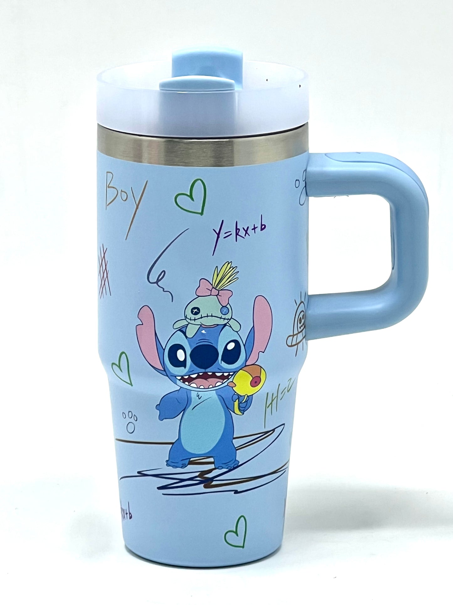 Stitch Print Insulated Tumbler 450ml