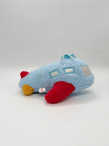 Airplane Plush Throw Pillow – 25 cm Soft Stuffed Toy for Kids Room Decor