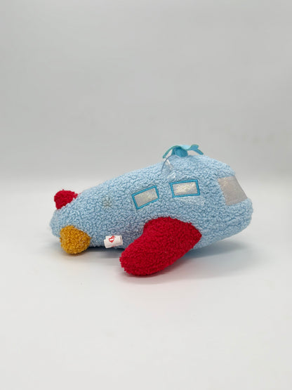 Airplane Plush Throw Pillow – 25 cm Soft Stuffed Toy for Kids Room Decor