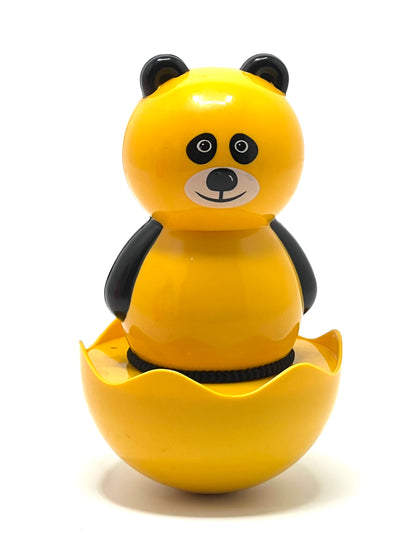 RATNA'S Panda Roly Poly Wobbling Toy with Sweet Sound, Ages 8+ Months