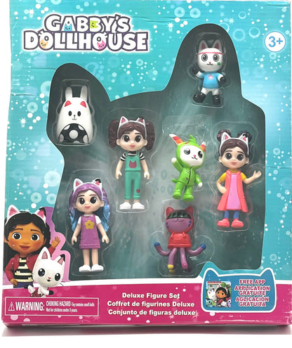 Gabby Doll House 7Pcs Play Set