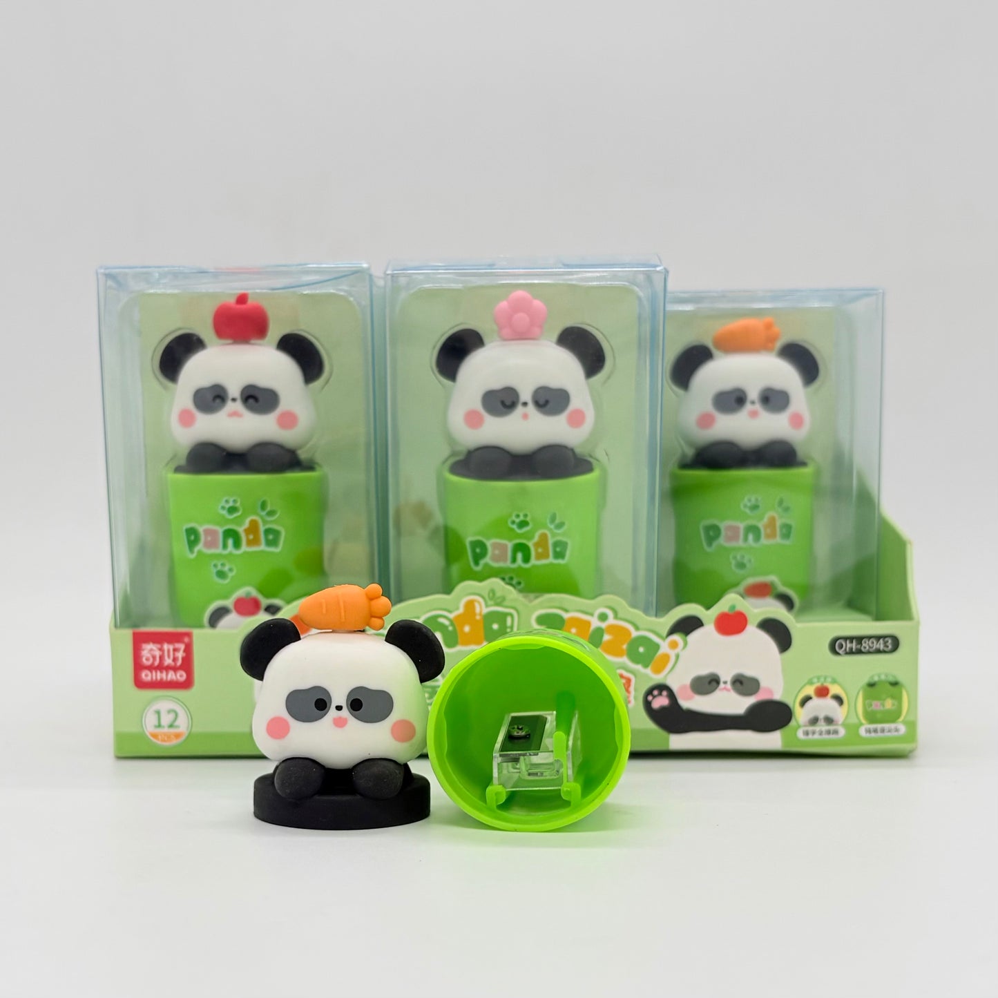 Panda Eraser with Sharpner