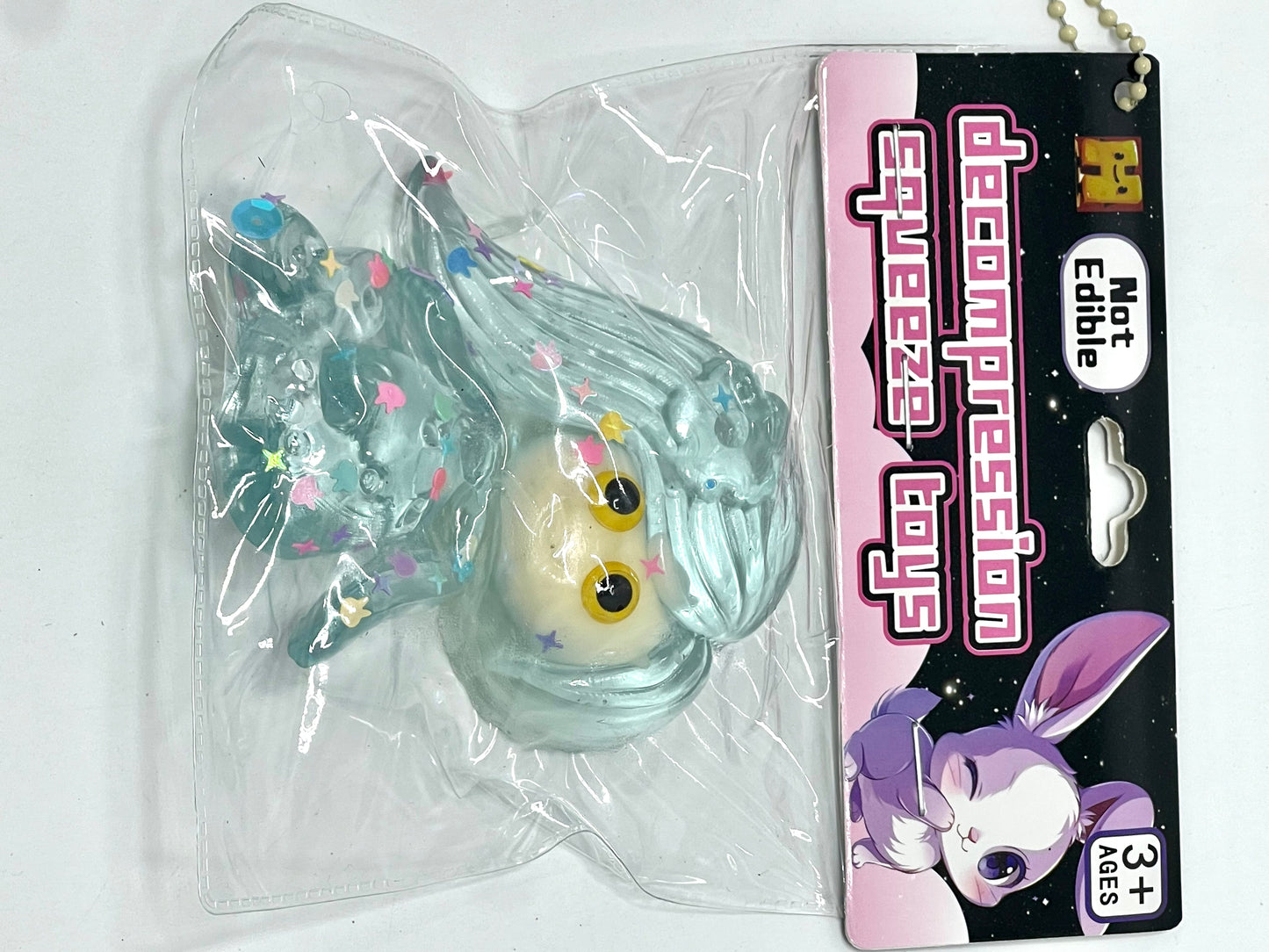 Mermaid Squishy with Glitter Toy