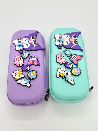 Kuromi Crocs Silicone Small Pencil Case