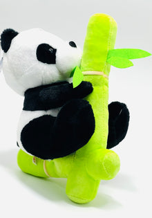 Panda Plush Soft Toy with Bamboo – Stuffed Hugging Panda Bear