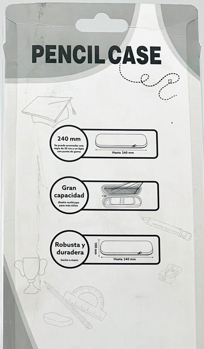 Astronaut Pencil Case with Built-in Pinball Game and Calculator for Kids