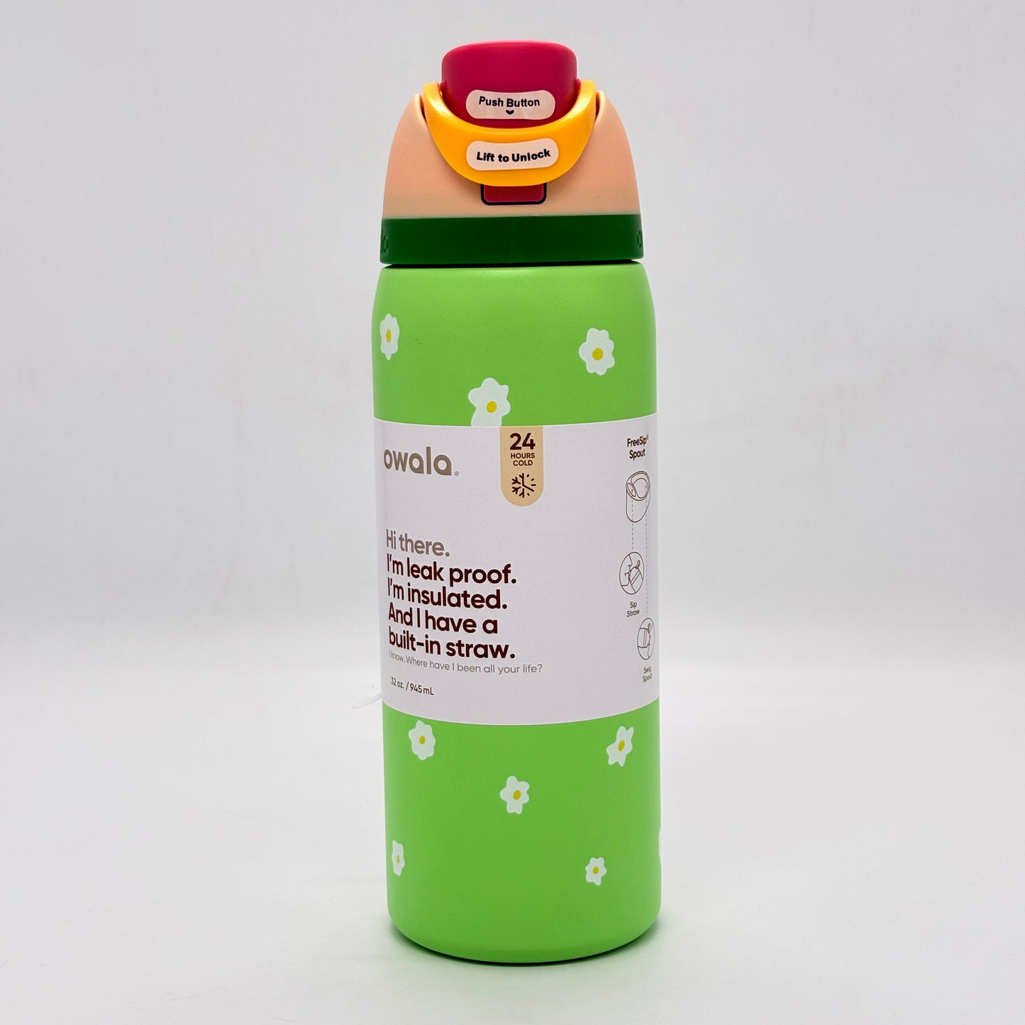 Owala FreeSip 950ml Insulated Bottle with Built-In Straw