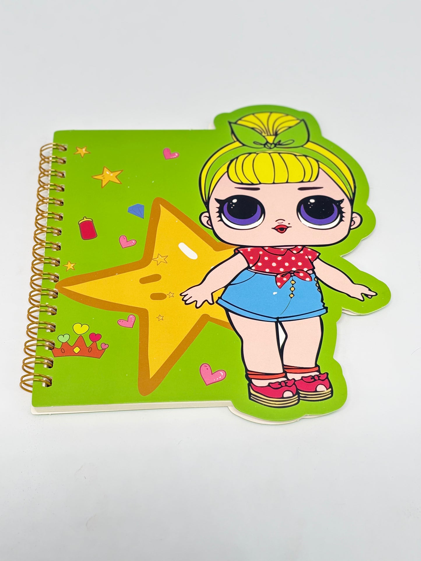 LOL Doll Print Spiral Small Diary