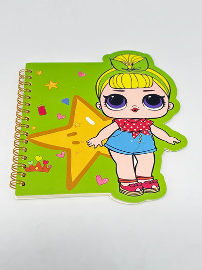 LOL Doll Print Spiral Small Diary