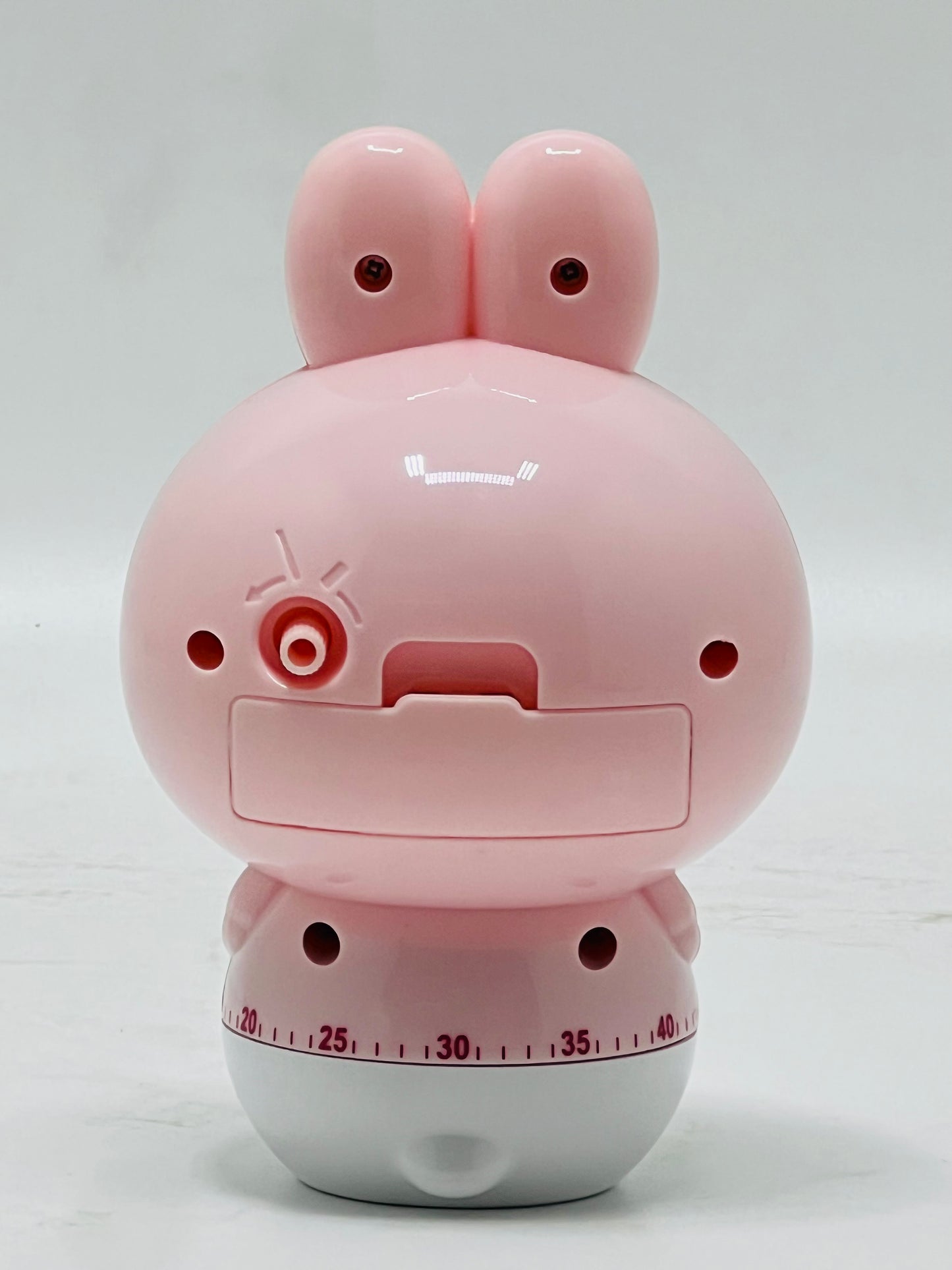 Rabbit-Shaped Kids Alarm Table Clock with timer – Round Design (Age 3+)