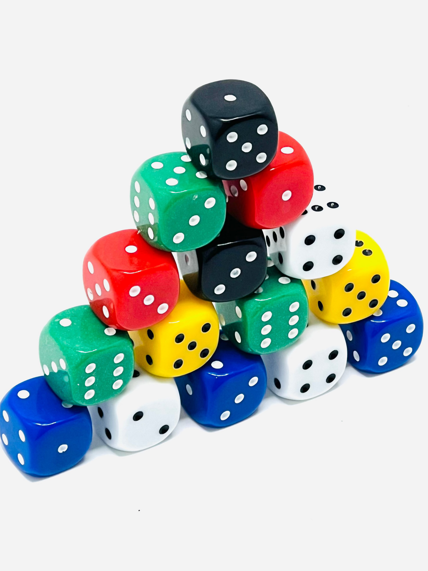 COLOUR DICE BIG 15PC 22MM Multicolor