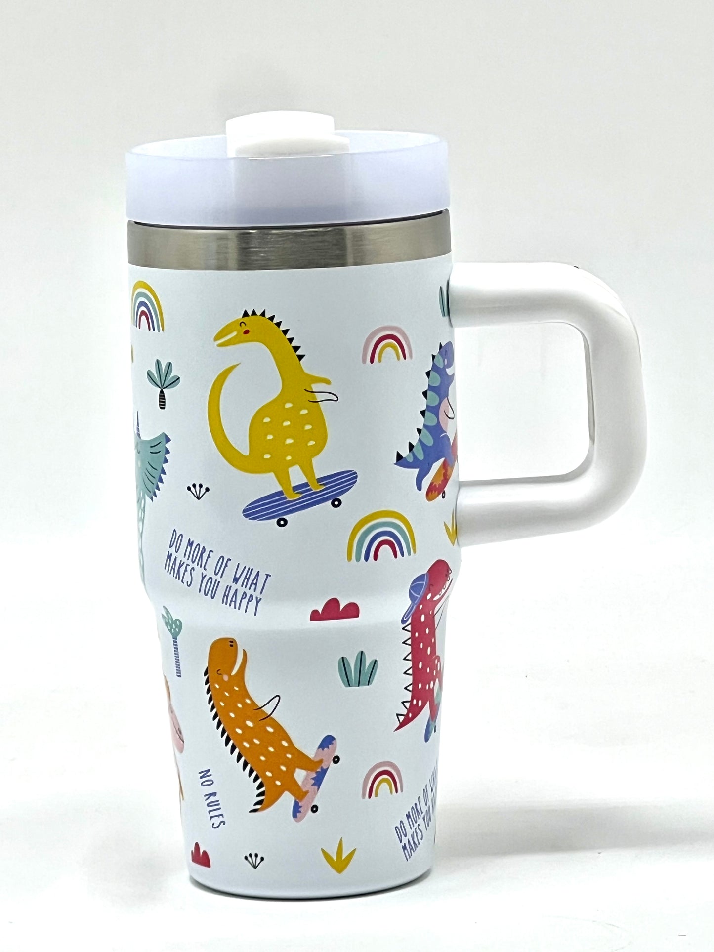 Dinosaur Print Insulated Tumbler 450ml