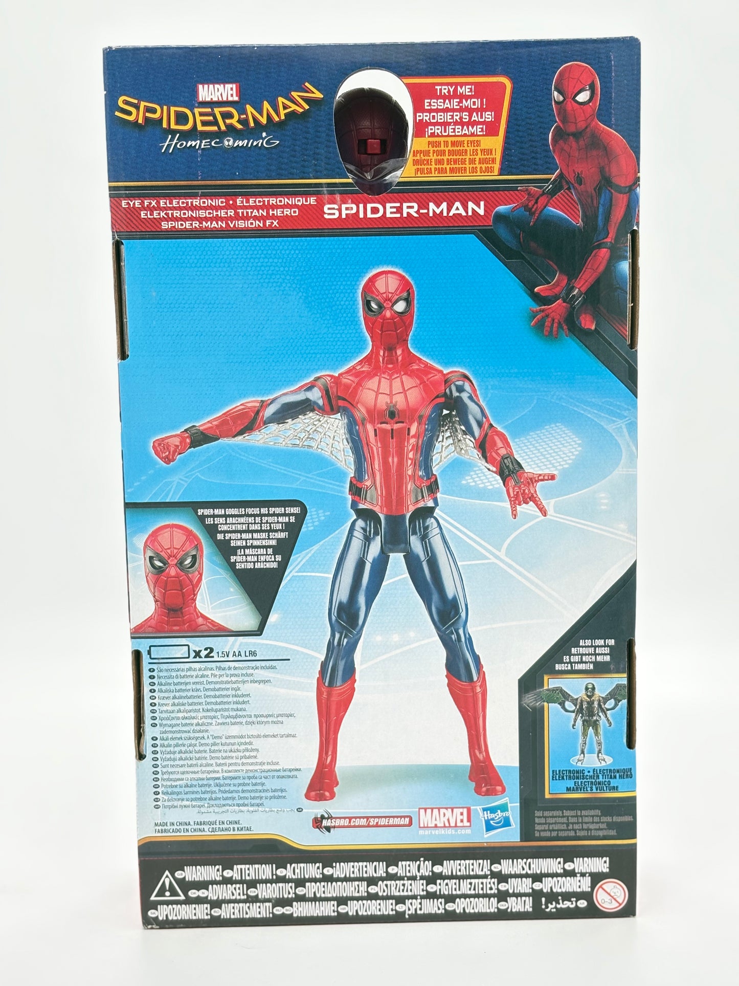 Spiderman Homecoming Action Figure with Sound and Eye Blinking