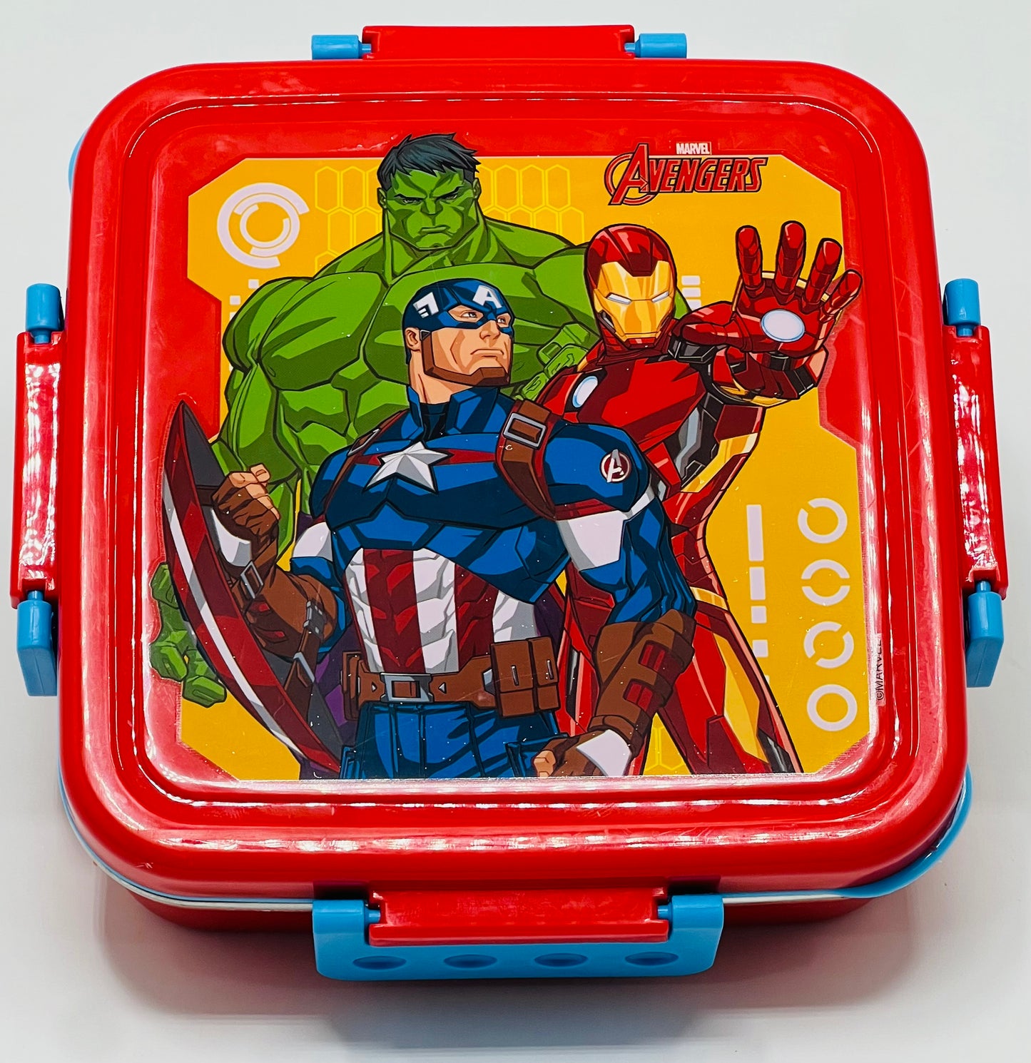 Square Steel Meal Lunch Box – Large Stainless Steel Tiffin with Mickey Mouse, Frozen & Princess Designs