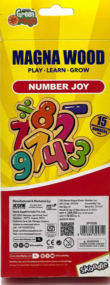 Skoodle Magna Wood Number Joy