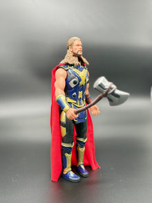 Thor Love and Thunder Action Figure with Fabric Cape and Stormbreaker Axe