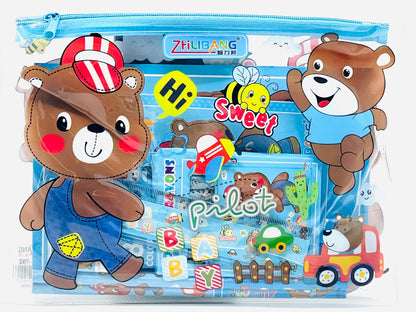 Zhilibang Kids Cartoon Stationery Gift Set