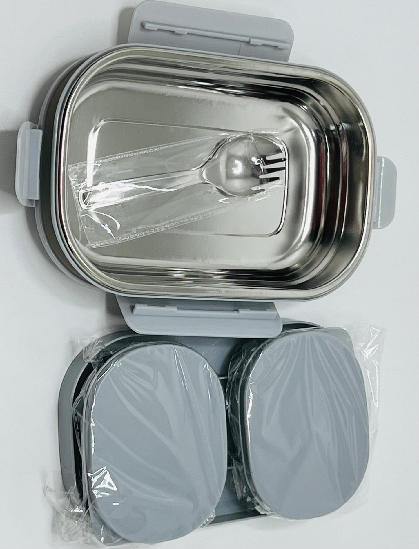 STEEL CARAMEL LUNCH BOX leak proof with avengers, spider man, princess and mickey Minie characters print