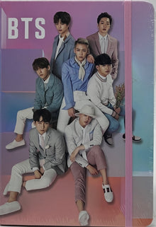 BTS Bangtan Boys Printed Diary / Notebook Elastic Band Closure