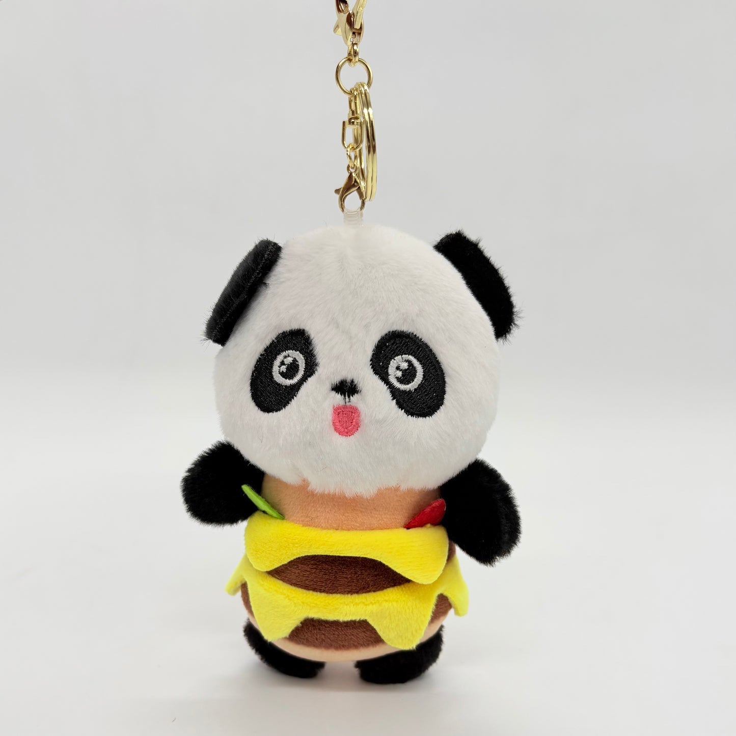 Cute Panda Plush Keychain