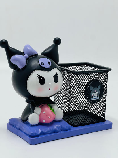 Kuromi Cute Character Pen Stand and Desk Organizer