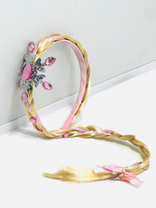 Frozen Princess Hair Band with Extension Multicolor