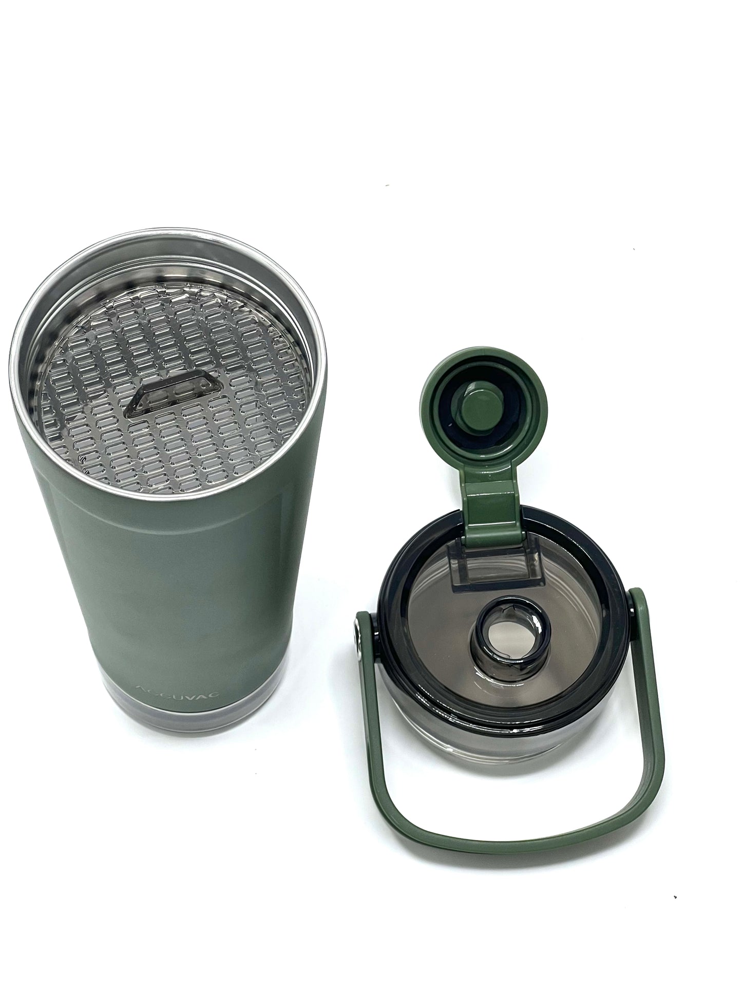 Vaccum Flask Gym Shaker with Storage Stainless Steel- 650ml