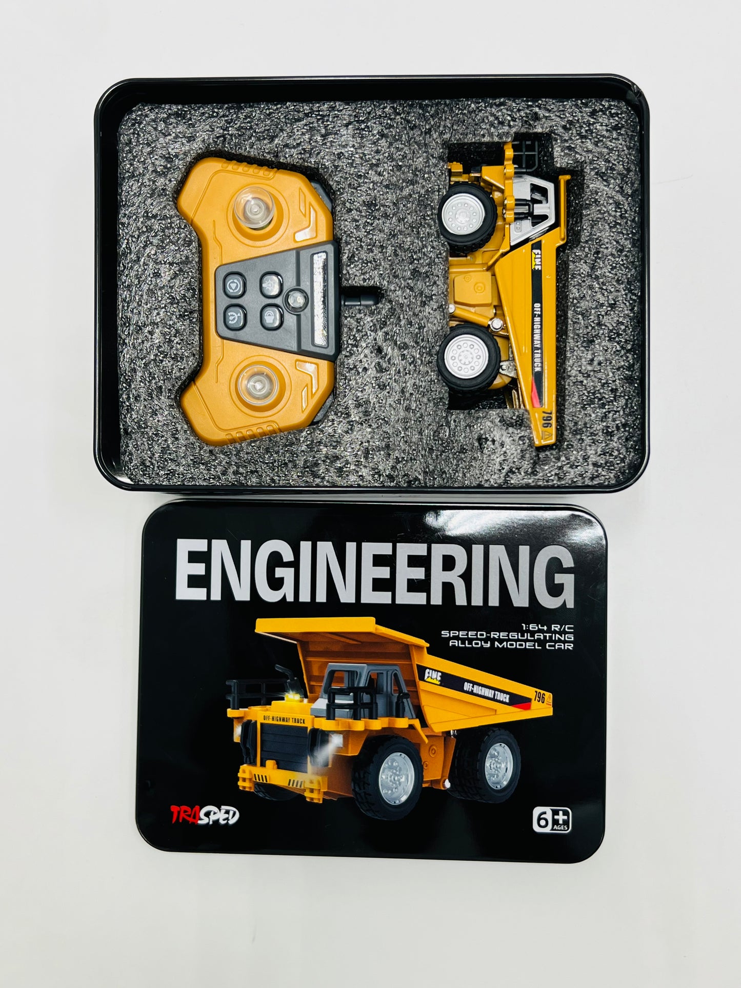 Trasped 1:64 Remote Control Coal Mining Truck