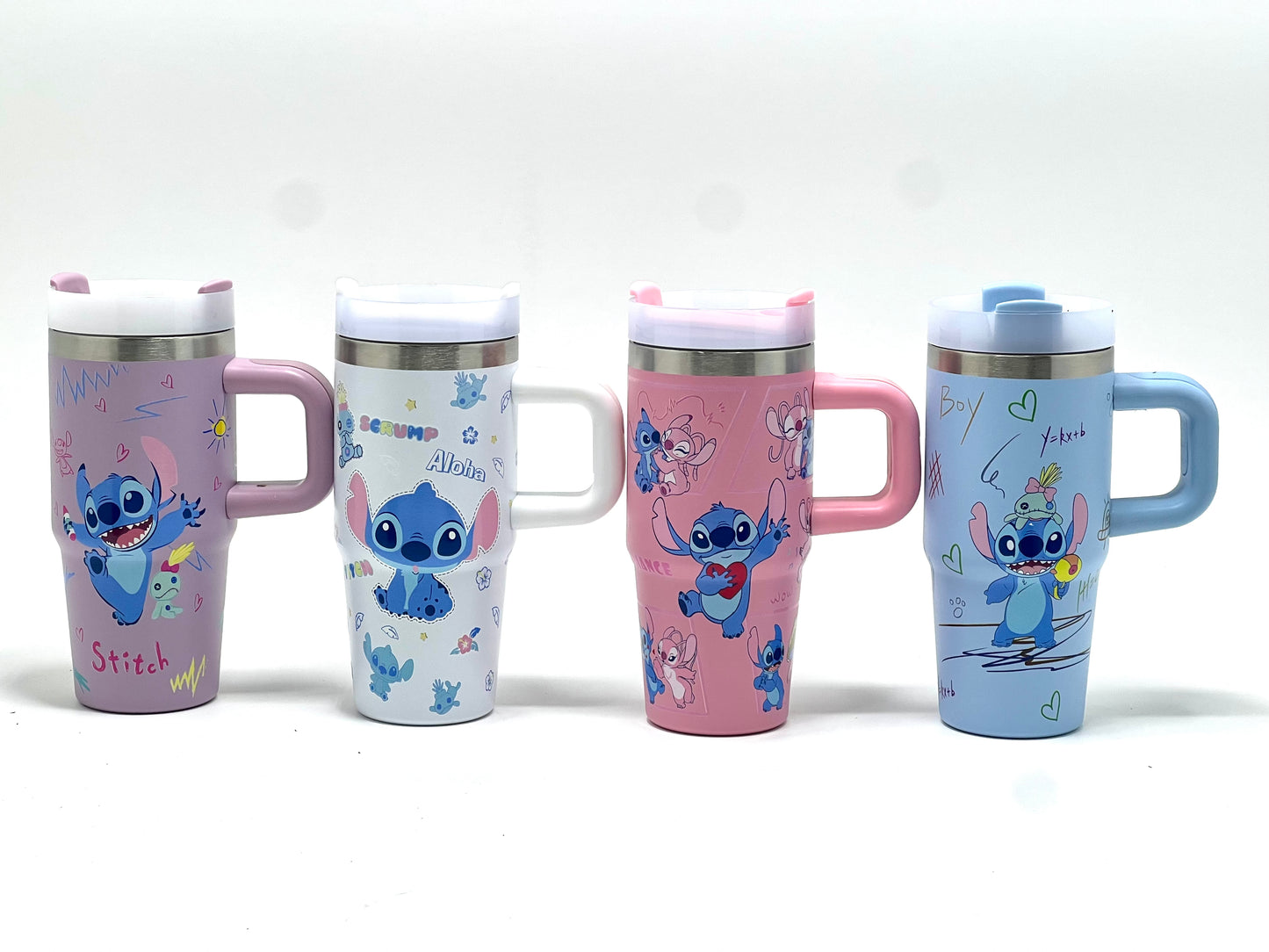 Stitch Print Insulated Tumbler 450ml