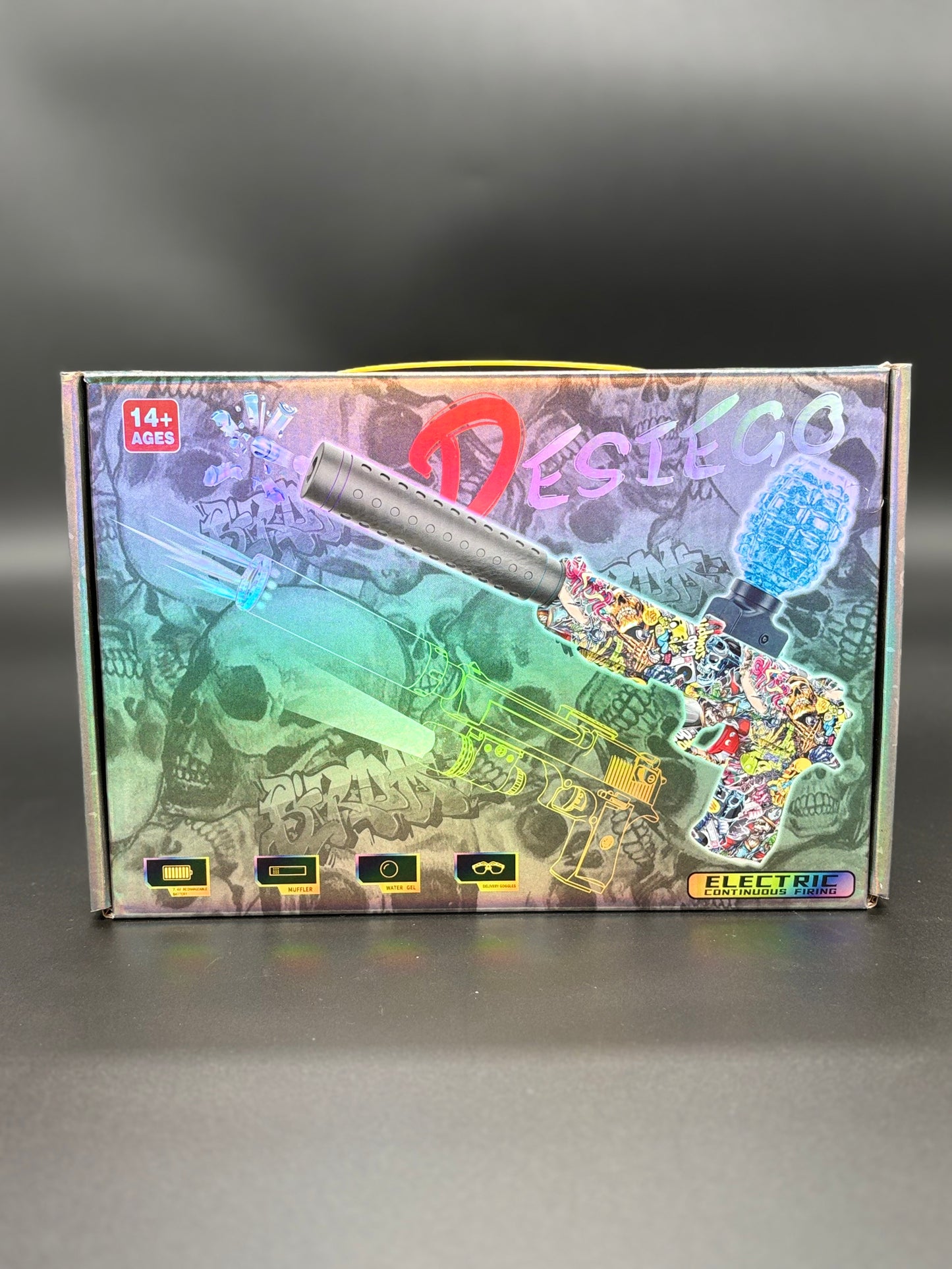 Electric Continuous Crystal/Gel Bullet Firing Water Gun