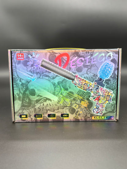 Electric Continuous Crystal/Gel Bullet Firing Water Gun