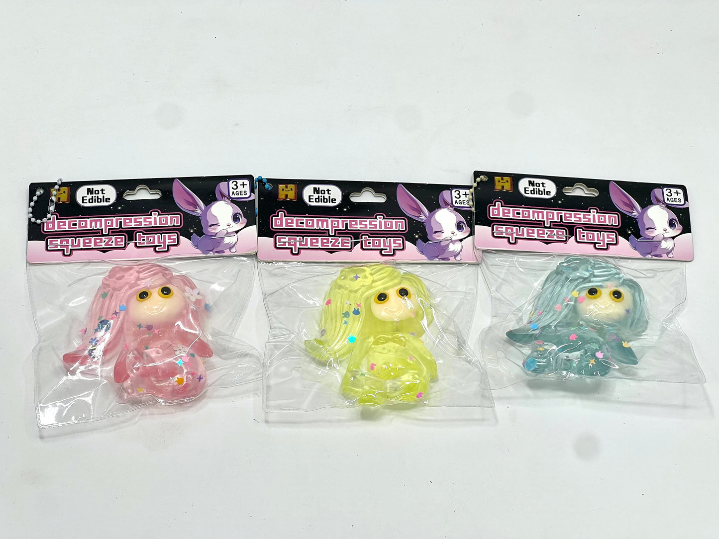 Mermaid Squishy with Glitter Toy