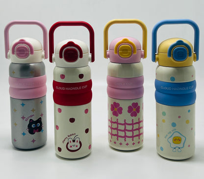 Cloud Handle Insulated Sipper and Non-Sipper Bottle 600ml