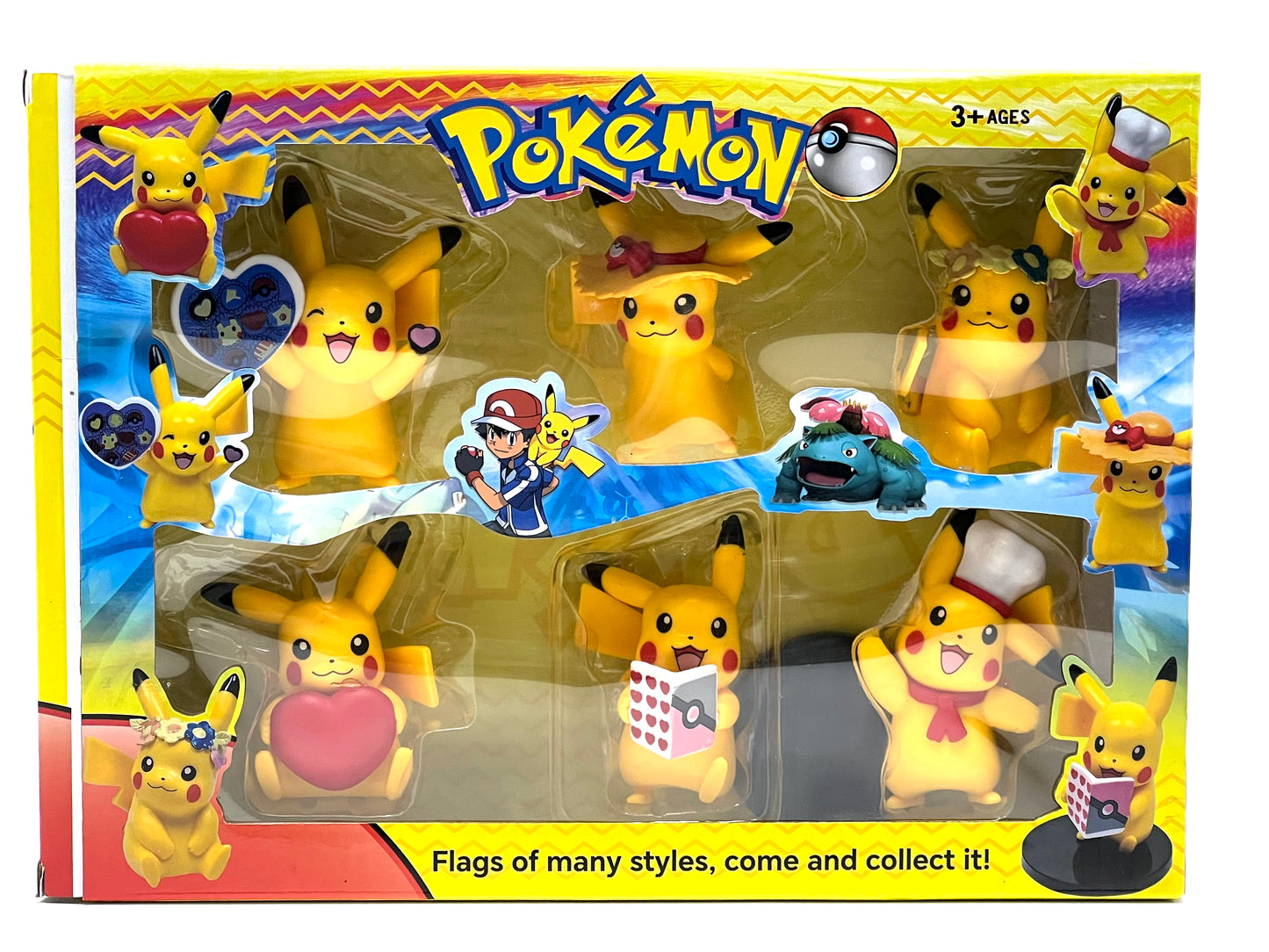 Pikachu 6pcs Action Figure