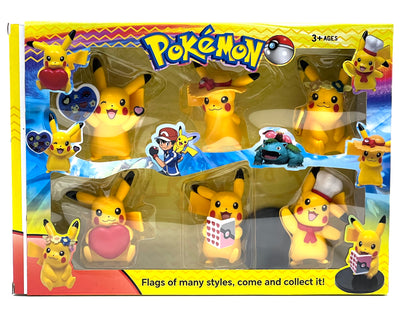 Pikachu 6pcs Action Figure