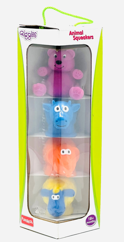 Giggles Aqua Squeakers (Pack of 2) – Multicolour Sensory Bath Toys for Babies