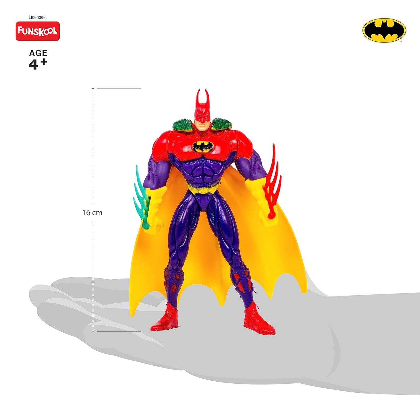 Strike Gauntlet Batman,Classic Action Figures with Articulation,6 Inches,Collectible,for 4 Year Old Kids and Above,Toy