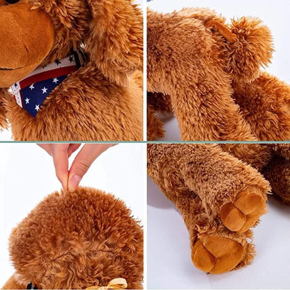 TARAKID Brown Dog Cute Plush Soft Toys for Kids Birthday Home Decor Boys/Girls Gift 45 cm