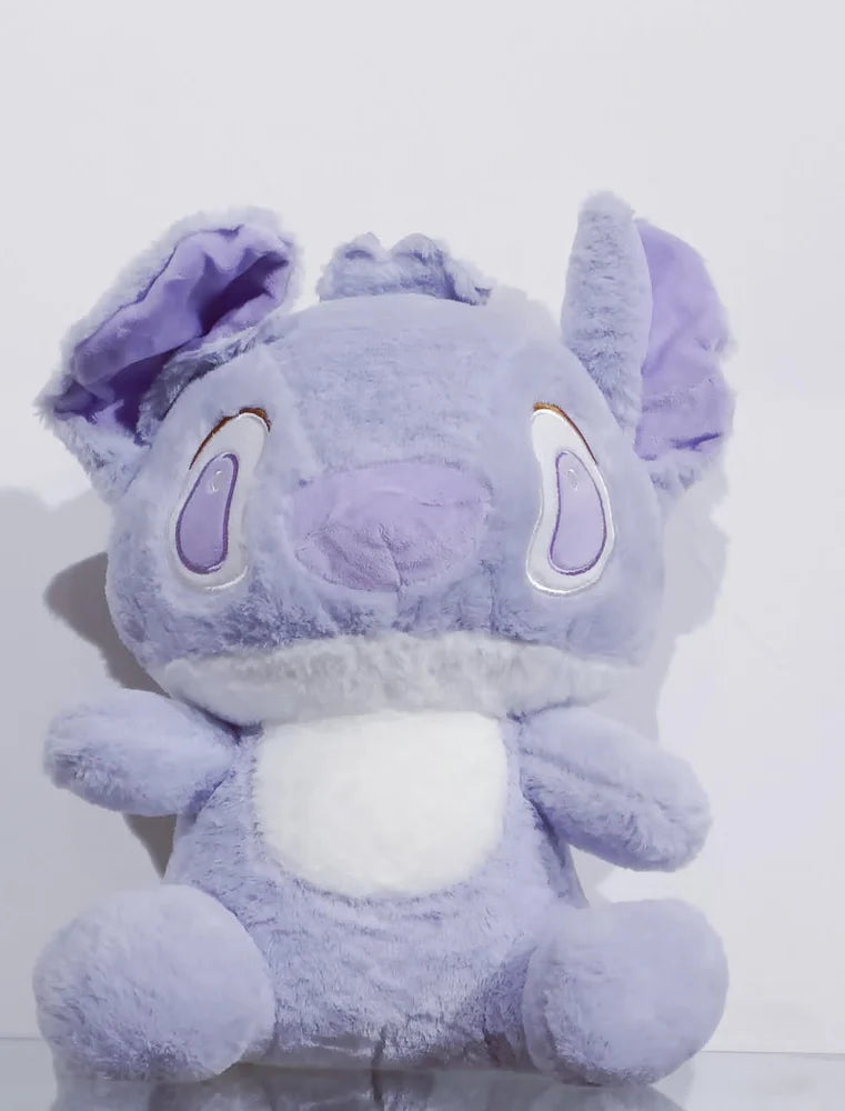 snuglystuff Stitch Teddy Bear Stuffed Soft Toy For kids, Girls, Gifts, Stitch, Cute Soft Toy - 32 cm  (Purple)