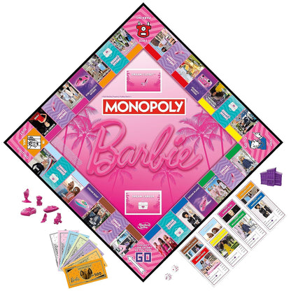 Hasbro Gaming Monopoly: Barbie Edition Board Game, 8Y+, 2 - 6 Players