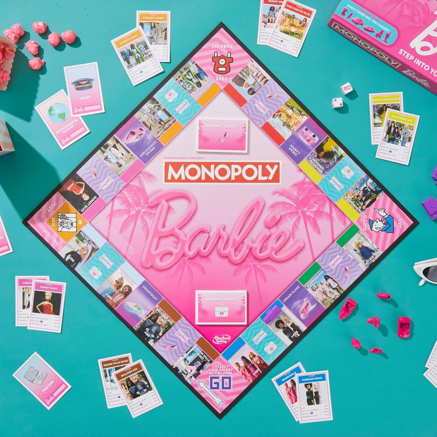 Hasbro Gaming Monopoly: Barbie Edition Board Game, 8Y+, 2 - 6 Players