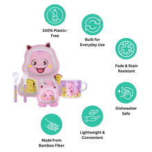 The Bamboo Co Kids Bamboo Fiber Dinner Set of 5