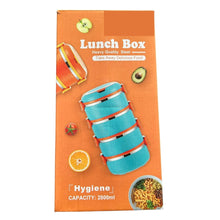 4-Layer Stainless Steel Lunch Tiffin Hot Box 2800ml GBR-122